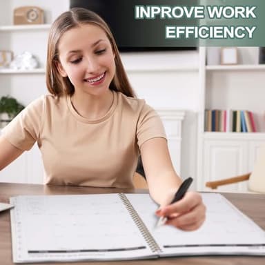 2026-2027 Monthly Planner - JAN 2026 - JUN 2027, Planner 2026-2027 with Tabs, 18 Monthly Panners, Mothly Planner with Inner Pocket, Thick Paper (8.5" x 11",Green, Back Pocket) - Image 7