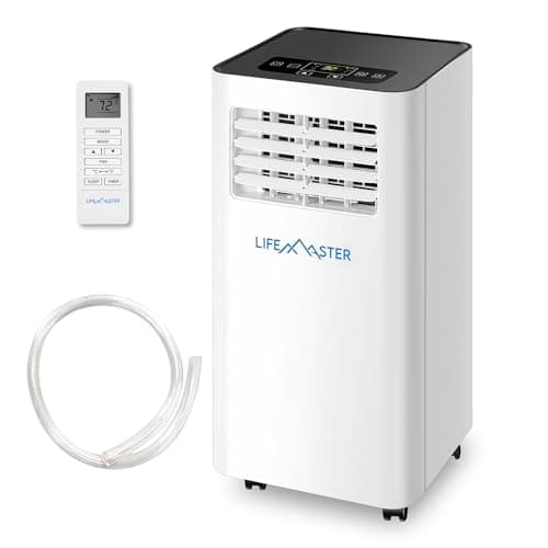LifeMaster 12,000 BTU Portable Air Conditioners, Room Air Conditioner with Digital Remote for Room up to 500 Sq.Ft, 3-in-1 Portable AC Unit with with Installation Kit for Home/Office/Dorms - Image 1