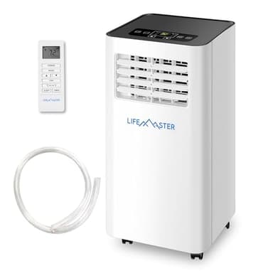 LifeMaster 12,000 BTU Portable Air Conditioners, Room Air Conditioner with Digital Remote for Room up to 500 Sq.Ft, 3-in-1 Portable AC Unit with with Installation Kit for Home/Office/Dorms - Image 1