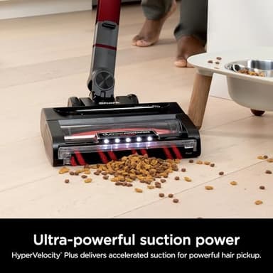 Shark IZ840HRW Stratos Cordless Vacuum with Clean Sense IQ, DuoClean PowerFins HairPro MultiFLEX, Includes Crevice Tool, Up to 50 Minute Runtime, Red (Renewed) - Image 3
