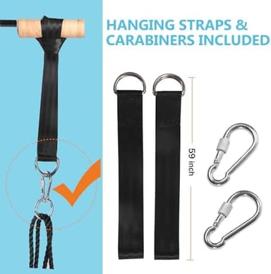 40 Inch Saucer Tree Swing for Kids, Outdoor Round Swing with Hanging Straps & Adjustable Ropes, Easy Assembly - Image 7