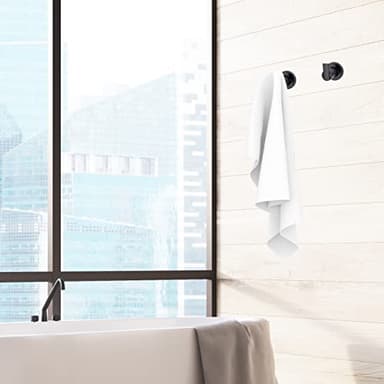 Design House 582676 Eastport Contemporary Robe Hook for Bathroom Bedroom Closet or Kitchen Matte Black - Image 4