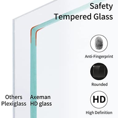 Axeman 18x24 Poster Frame with Mat for 16x20, Solid Oak Wood Picture Frame with Tempered Glass, Wooden 18''x24'' Minimalist Photo Frame with Free Wall Hooks for Art Photo and Prints, Natural - Image 5