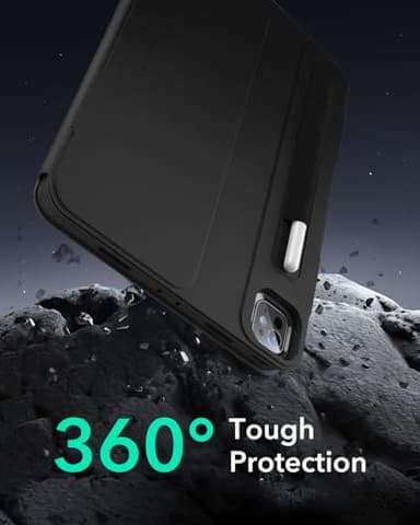 ESR for iPad Pro 11 Inch Case (M4) 2024 5th Gen, Rotating Case with Removable Magnetic Cover, Adjustable Portrait/Landscape Stand with Raised Screen View, 9 Standing Angles, Shift Series, Black - Image 9