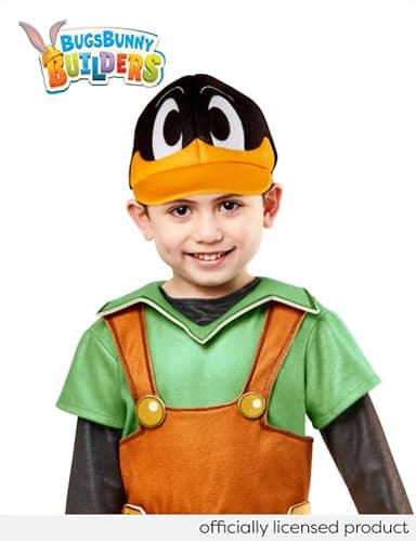 Rubies Bugs Bunny Builders: Daffy Duck Costume for Toddlers, Unisex 4T - Image 7