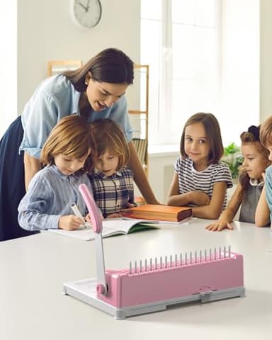 MAKEASY Binding Machine, 21-Hole, Comb Binding Machines with 100PCS Comb Bindings Spines, Comb Binder for Letter Size, A4, A5 Paper - Image 6