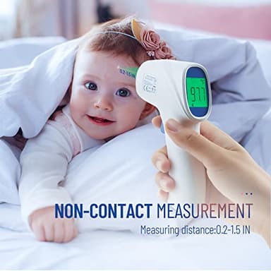 Forehead Thermometer for Adults and Kids, Digital Baby Thermometer with Fever Alarm, Fast Accurate Results, Home Medical & Nurse Essentials - Image 7