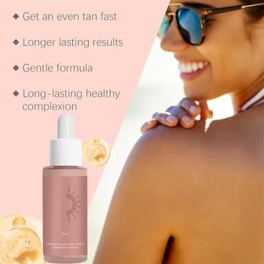 Sunless Tanning Drops To Drink, Drinkable Sunless Tanning Drops, Face Tanning, Moisturizing Bronzing Tanner for Face & Body, Toxin Free Tanner for Fake Tan - Image 3