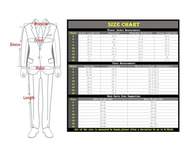 Boys Suit Slim Fit 5 Pieces Teens Blue Formal Wedding Suits for Boys Dress Clothes Set Size 12 - Image 7
