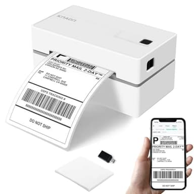KNAON Bluetooth Thermal Shipping Label Printer, 4x6 Portable Thermal Address Label Printer for Small Business, Compatible with iPhone,Android,Windows,Mac,Chromebook –Works with Ebay Shopify USPS&More - Image 1