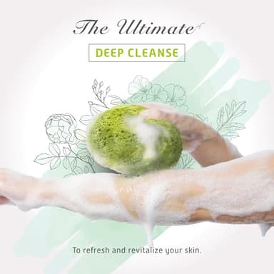 Spongentle Deep Cleansing Body Loofah Sponge, Natural Colors, for Bath and Shower, Multiple Textures for Gentle and Deep Exfoliation, Generous and Rich Lather, (Pack of 3) - Image 4