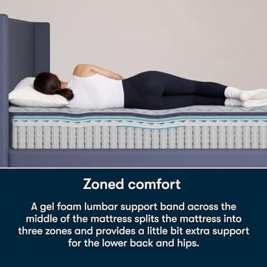 Serta Five Star Mattress Tranquility 12-Inch Firm– Queen– Zoned Support, Pressure Relief, Cooling– Bed-in-a-Box – Ideal for Back & Stomach Sleepers – 100 Night Trial, 10-Year Limited Warranty - Image 2