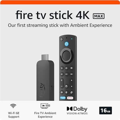 Like-New Amazon Fire TV Stick 4K Max streaming device (newest model) supports Wi-Fi 6E, free & live TV without cable or satellite - Image 7