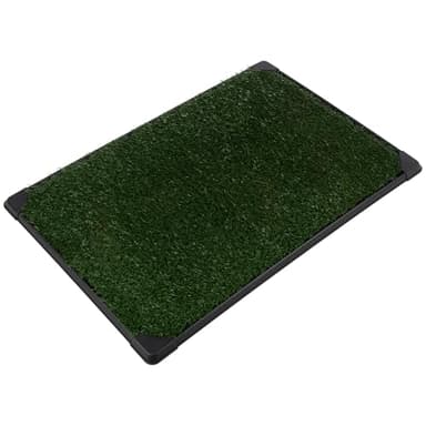 Dog Grass Pad with Tray - 35.5x23.5in Reusable Pee Pads for Dogs - 4-Layer Indoor/Outdoor Artificial Grass Pee Pad - Dog Housebreaking Supplies for Puppy Training by PETMAKER - Image 6