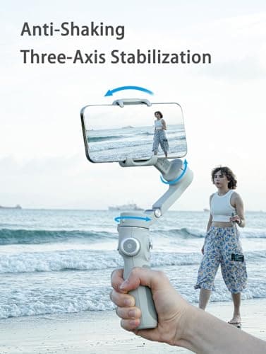 FeiyuTech VB4 Kit 3-Axis Smartphone Gimbal–Built-in 8.5" Extension Rod, AI Face Tracking&Fill Light, Carrying Case for for iPhone,Samsung Galaxy, Google Pixel Series, Motorola – Payload 9.2 oz - Image 7