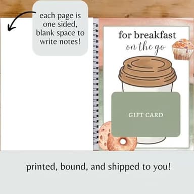 Christmas Gift Card Book - Surprises On Every Page, DIY Spiral-Bound Merry Christmas College Survival Gift Card Book Holder, Greeting Cards Holder for College Student Graduation Gifts (# A) - Image 7