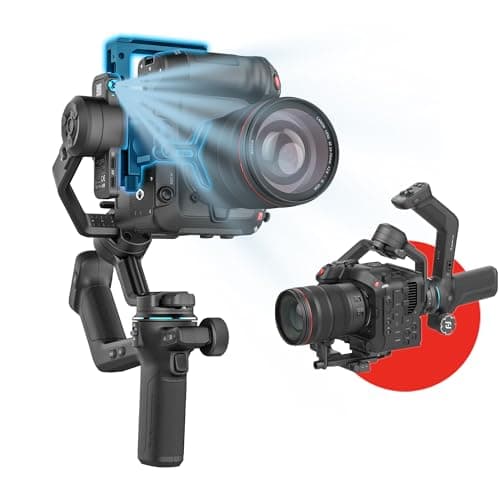FeiyuTech SCORP-C2 Gimbal Stabilizer DSLR and Mirrorless Camera, Camera Gimbal with Built-in AI Tracking, Native Vertical Shooting, 3.5kg/7.72lbs Payload for Canon/Sony/Panasonic/Nikon/Fujifilm - Image 1