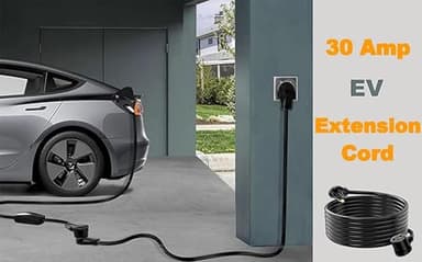 30 Amp Dryer Extension Cord, 25 Ft, 10-30P to 10-30R, Heavy Duty 3 Prong Power Cord, 7500W, Flexible & Weather-Resistant, UL Listed, Compatible with Electric Dryers, EV Chargers, and Power Equipment - Image 4