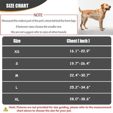 Bcadem Service Dog Vest,8 Dog Patches No-Pull Service Dog Harness with Handle,Personalized Reflective Dog Vests with 1 Pen Custom Name,Phone Number,Pattern,Easy Control for Small Medium Large Pets - Image 6