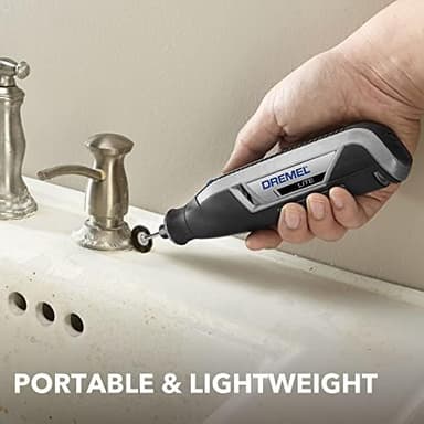 Dremel Lite 7760 N/10 4V Li-Ion Cordless Rotary Tool, Variable Speed Multi-Purpose Kit, USB Charging, Easy Accessory Changes - Perfect For Light-Duty DIY & Crafting, Sanding, Engraving and Polishing - Image 8