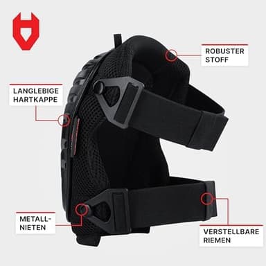 NoCry Professional Gel Knee Pads for Work with Soft Foam and Gel Cushion — Heavy Duty Cap, Reinforced Adjustable Straps, Military-Grade Rivets and Built-in Hang Loops — Perfect for Construction - Image 4