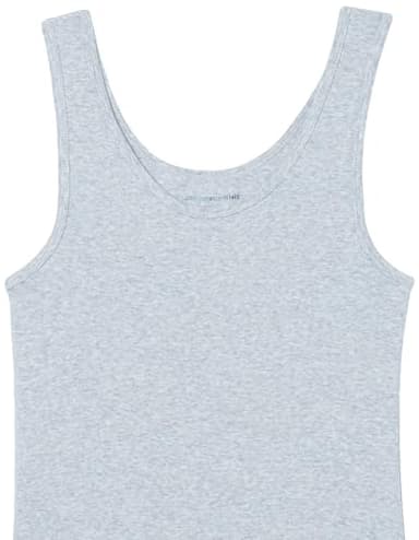 Amazon Essentials Women's Slim-Fit Tank Top, Pack of 2, Charcoal Heather/Ice Blue Heather, X-Small - Image 9
