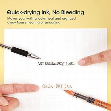 WRITECH Liquid Ink Rollerball, 0.5mm Extra Fine Point, Smooth Writing Quick Dry Roller Pens 8 Assorted Colors for Journaling, Drawing & Sketching (Vintage) - Image 5