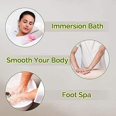 spa luxetique Bath Salts Gift Set 6-Pack, Foot and Body Sea Salts for Soaking, Wooden Scooper, 0.5oz Argan Oil, Bath Salts for Women Relaxing, Mother's Day Gifts for Mom - Image 4