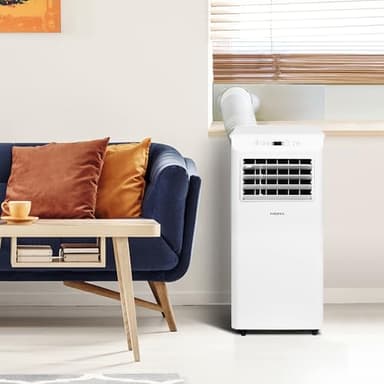 Mora Mora by Hisense 6,000 BTU (DOE), 8,800 BTU (ASHRAE), Portable Air Conditioner, 3 Operating Modes (Cool, Dry, Fan), Cools up to 250 SF, Remote Control and Window Vent Installation Kit Included - Image 9