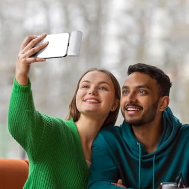 Winecube Portable Charger for iPhone with 2-in-1 Connector,5000mAh Small Power Bank, Fast Charging Compatible with iPhone 16/15/14/13/12/11 Series,Samsung S25/24,Android,White - Image 6