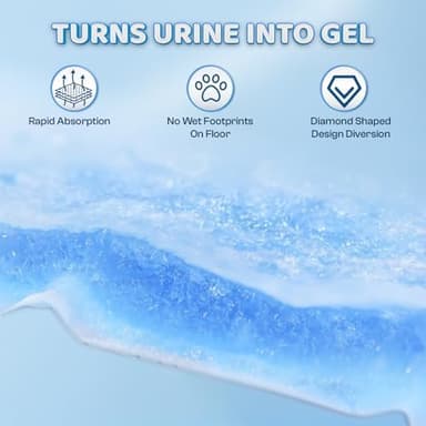 Boscute Super Absorbent & Leak-Proof Jumbo Size 36"x36" Pet Training Dog Pee Pads, Thicken Quick Dry Disposable Puppy Pee Pads, Potty Training Pads for Dogs Cats, Rabbits - Image 6