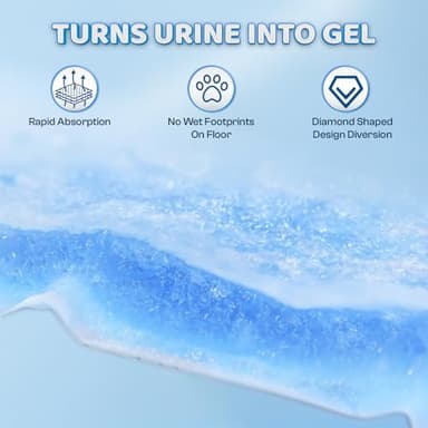 Boscute XXL Thicken 6 Layers Heavy Absorbent 30"x36" Pet Training Dog Pee Pads, Extra Large Polymer Leak-Proof Quick Dry Puppy Pee Pads, Disposable Pee Pads for Dogs Cats Rabbit - Image 3