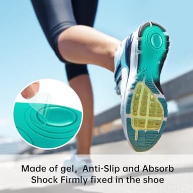 Dr.Tucker+ Heel Cups for Heel Pain Relief, Foot Orthotic Inserts for Foot Pressure Relief, Plantar Fasciitis Relief and Heel Spur Relief - Image 4