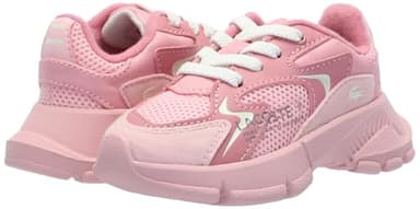 Lacoste Unisex-Child Infant's L003 Neo Sneaker, Pink/Pink, 10 - Image 8