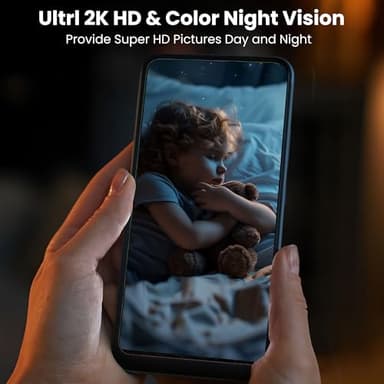 2025 Upgraded 2K Security Cameras Wireless Outdoor, Free Cloud Storage & Local SD Card Support, 1-6 Months Battery Life, Waterproof, 2-Way Talk, AI Motion Detection Spotlight Siren Alarm Camera - Image 2