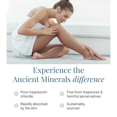 Ancient Minerals Magnesium Oil Refill Bottle, high Concentration Topical Genuine Zechstein Magnesium Chloride Topical Magnesium (33oz) - Image 4