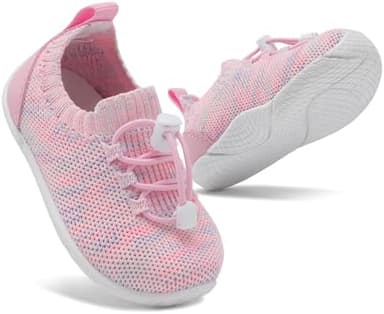 FEETCITY Baby Shoes Boys Girls First Walking Shoes Infant Sneakers Crib Shoes Breathable Lightweight Slip On Shoes - Image 5