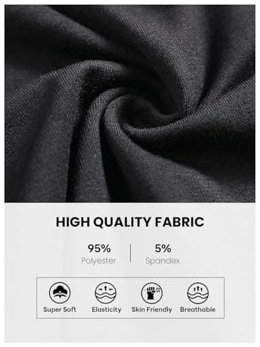 QIANXIZHAN Women's Harem Pants, High Waist Yoga Boho Trousers with Pockets Black 2XL - Image 4