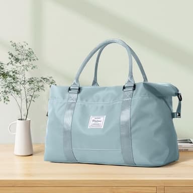 Travel Duffel Bag,Sports Tote Gym Bag,Shoulder Weekender Overnight Bag for Women - Image 8