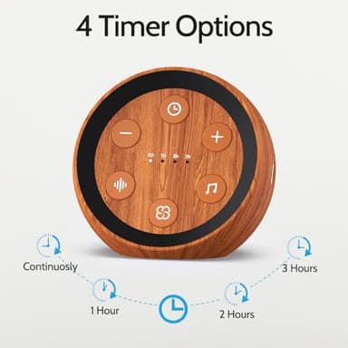 Sleep Machine White Noise Sound Machine with 32 Calming Sounds 36 Volume Levels Pink Brown Noise Machine for Baby Kid Adult with 4 Timer Noise Canceling Machine for Travel Office Privacy - Image 4