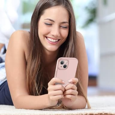 SUPFINE Designed for iPhone 14 Case,Premium Liquid Silicone with [Soft Anti-Scratch Microfiber Lining][Upgraded Camera Protection] Slim Shockproof Protective Phone Case for Men Women Girls,Chalk Pink - Image 7