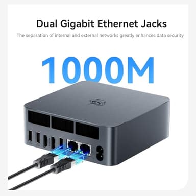 Beelink EQI12 Mini PC,Intel 12th Gen Core i5-1235U (10C/12T,up to 4.4GHz),Mini Computer with 32GB DDR4-3200MHz RAM 500GB M.2 2280 PCle 4.0x4 SSD,4K Dual Screen Display/Dual LAN/USB3.0/WiFi6/BT5.2 - Image 8