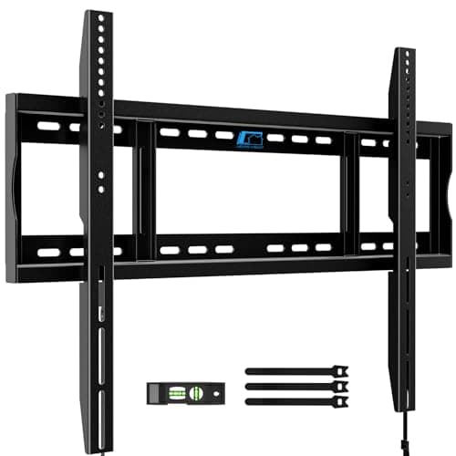 HOME VISION Heavy Duty Fixed TV Wall Mount Bracket, 264 Lbs Capacity for 48-120 Inch Extra Large Flat Screen Smart TVs, Max VESA 800x600 mm, Stud Spacing 12"-28", Low-Profile Flush Slim Design, HV8801 - Image 1