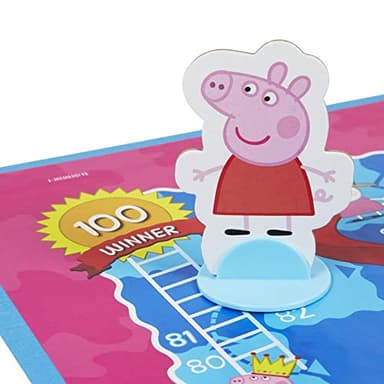 Hasbro Gaming Chutes and Ladders: Peppa Pig Edition Board Game for Kids Ages 3 and Up, Preschool Games for 2-4 Players - Image 4
