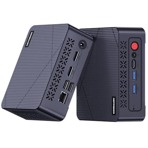 origimagic C1 Mini PC 11 Pro, Intel N97 Mini Desktop Computers (Beat N100/N95) 16GB RAM 512GB SSD Micro PC, HDMI 2.0, WiFi 5.2, BT 5.0, 2.5GbE LAN 4K Triple Display, Small PC for Business Home - Image 1