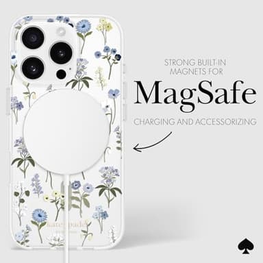 kate spade new york iPhone 16 Pro Case - Compatible with MagSafe - Designer Phone Case - Precious Bloom - Image 6