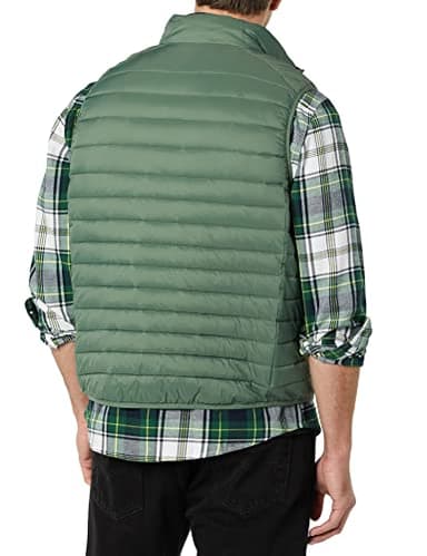 Amazon Essentials Men's Lightweight Water-Resistant Packable Puffer Vest, Green, XX-Large - Image 5