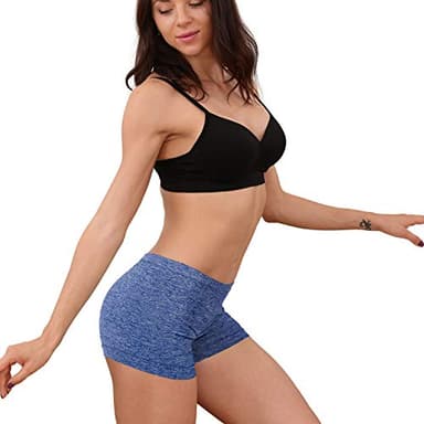 R RUXIA Women's Boyshort Panties Seamless Nylon Underwear Stretch Boxer Briefs 5 Pack - Image 3