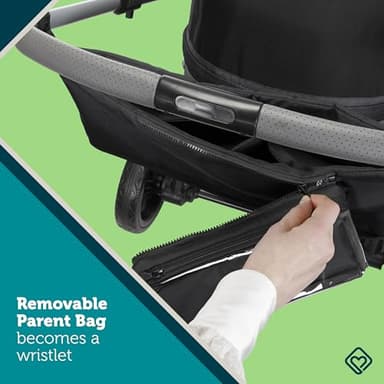 Safety 1st Summit Wagon Stroller for 2 Kids with Removable Tray in High Street - Image 13