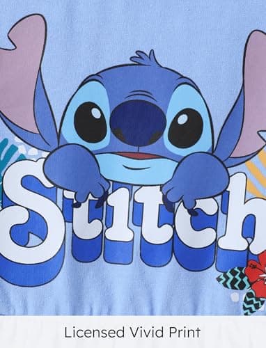 Disney Lilo & Stitch Toddler Girl Dresses 2 Pack White Sleeveless and Ruffle Sleeve Tropical Fruit Print Dress Set Hawaiian Summer Beach Clothes 12-13 - Image 6